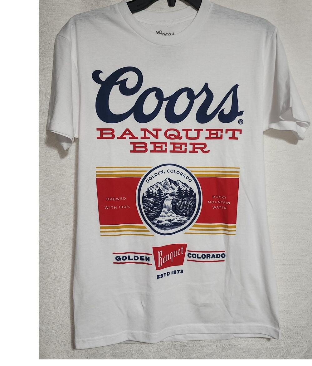 Coors banquet beer Golden Colorado small shirt